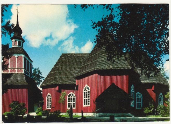 Virrat kirkko + erikoisleima 1974