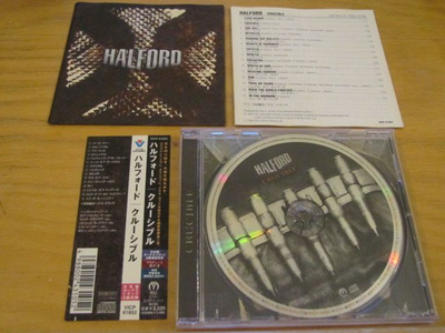 Halford Crucible cd japani 2002 obi liite 2 bonusbiisiä