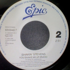 SHAKIN' STEVENS :: YES I DO / YOUSHAKE ME UP::VINYYLI 7"1990 - pikkukuva 4