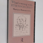 Martyn Hammersley : What's wrong with ethnography? : meth... - pikkukuva 1