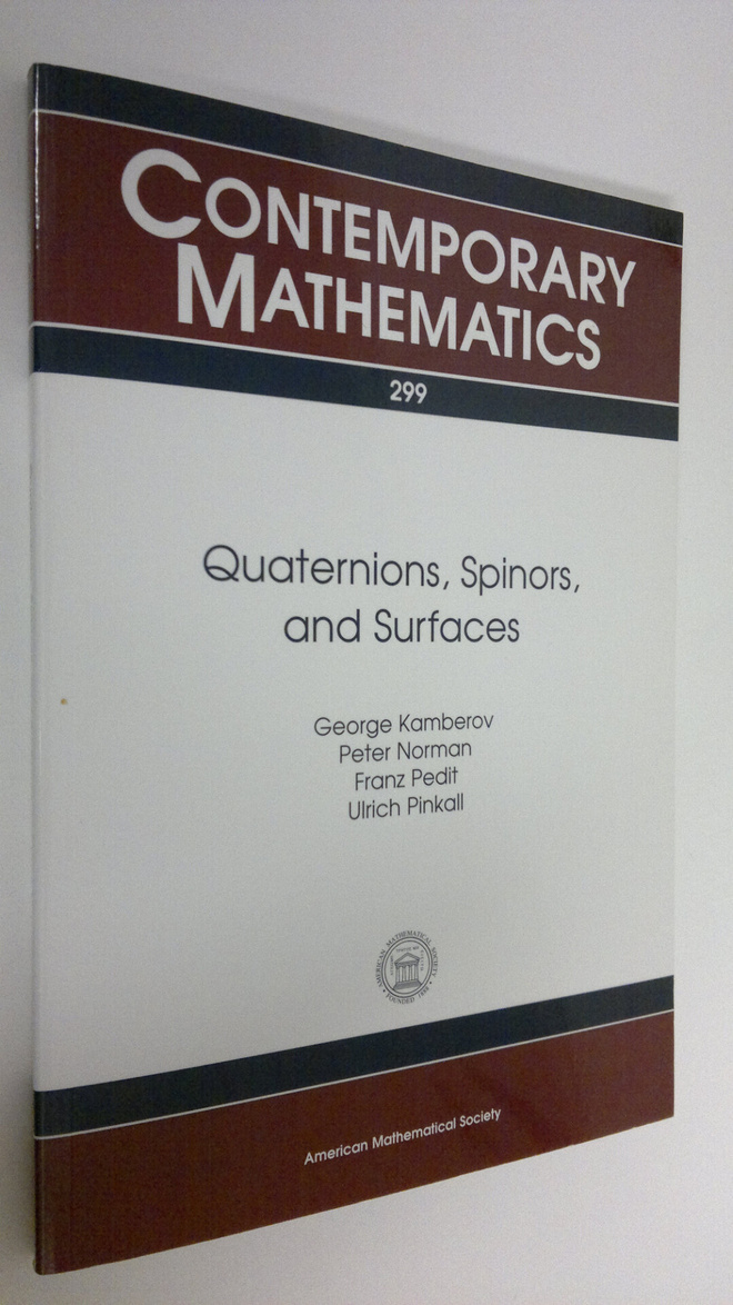 George Kamberov : Quaternions, Spinors, and Surfaces