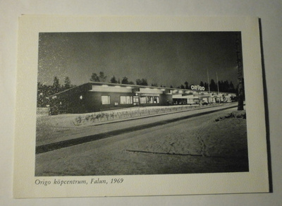 Falun, Origo-ostoskeskus v. 1969, valokuvapk (Joulupk), p.