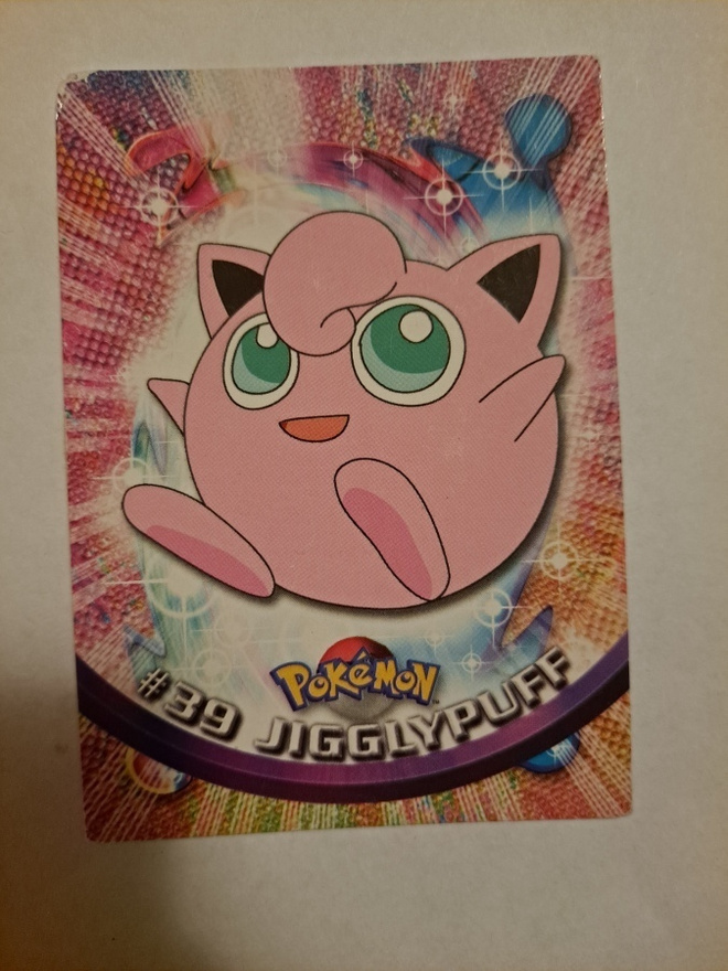 Pokemon Topps keräilykortti #39 Jigglypuff