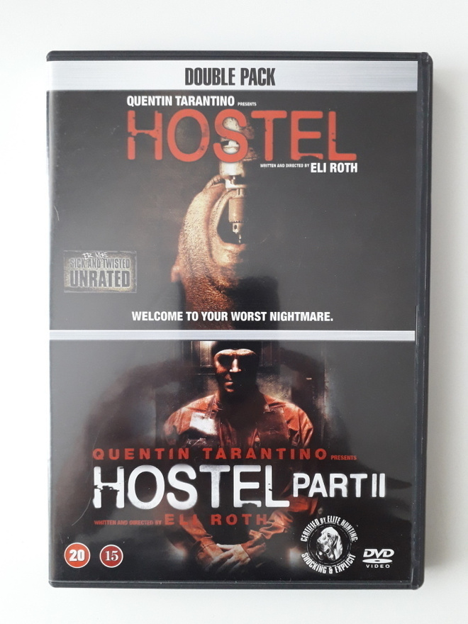 Hostel ja Hostel 2, Quentin Tarantinon - DVD