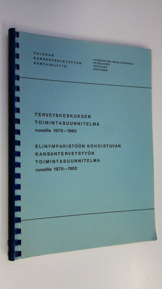 Terveyskeskuksen toimintassuunnitelma vuosille 1978-1982 ...