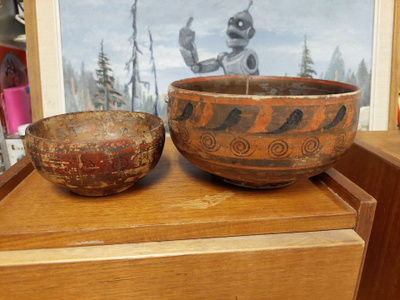 1800-luvun puu kulhoja