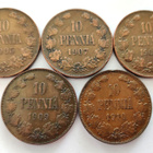 10 penniä kuparia, Nikolai II:n aika - pikkukuva 3