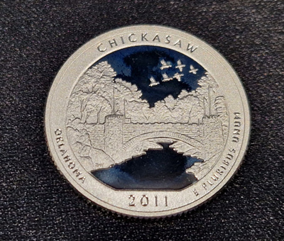 USA Hopea Chickasaw quarter 2011-S