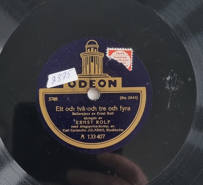 Savikiekko 1926 - Ernst Rolf - Odeon A 133407