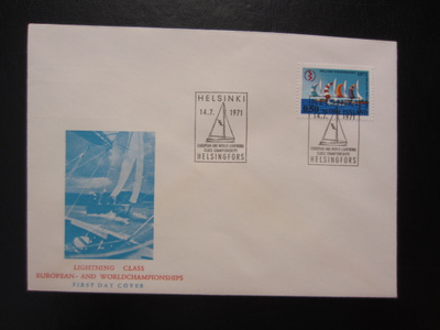 FDC 1971 Lightning-veneiden EM- ja MM-purjehdukset