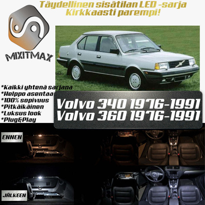 Volvo 340 / 360 Sisätilan LED-sarja 5-osainen