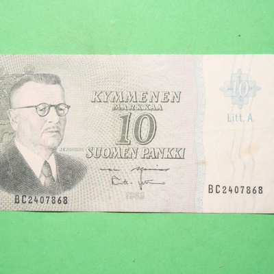 10 Markkaa 1963