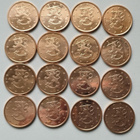 Suomi 5 c vuodet 1999 - 2014 yhteensä 16 kpl, UNC - pikkukuva 2