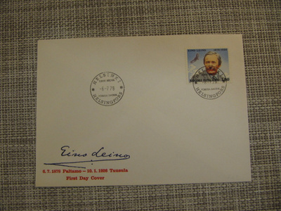 FDC Eino Leino  6.7. 1978 kirje.