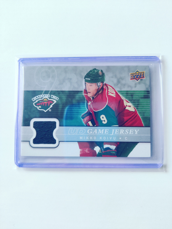 Mikko Koivu 08-09 UD Game Jersey