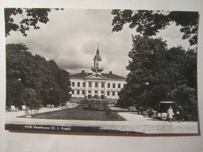 VANHA Postikortti Pori 1950-l Alkup.Mallikappale