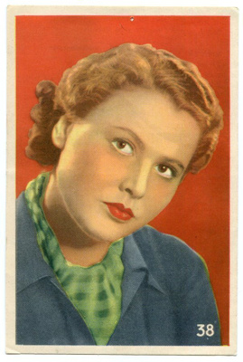 Filmitähti - Keräilykuva v. 1937 - Birgit Tengroth