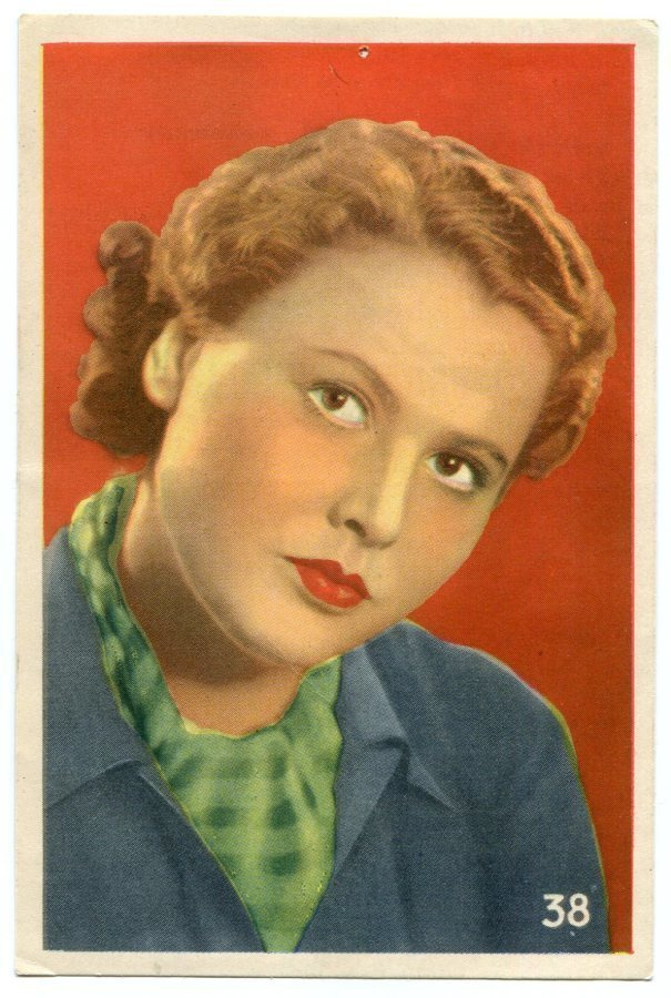 Filmitähti - Keräilykuva v. 1937 - Birgit Tengroth