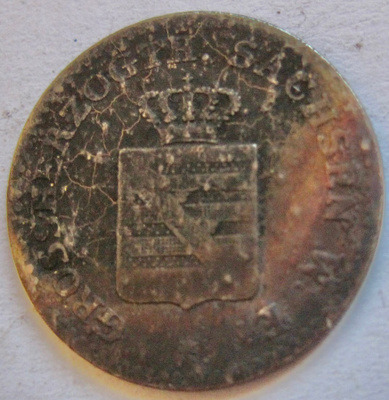 Saksa Saksi 1 SIlber Groschen 1840 A Hopeaa