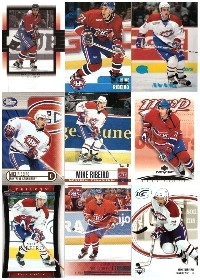 9 x MIKE RIBEIRO Montreal Canadiens