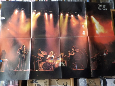 PINK FLOYD FOLD-OUT JULISTE POP-LEHDESTÄ
