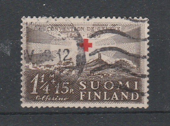 Suomi 1939 PR merkki 1,25mk+15p,  , leimattu