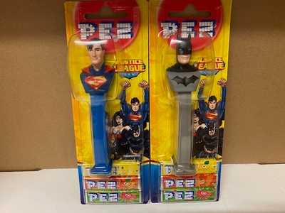 PEZ Justice League Superman Batman