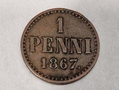 Suomi 1 penni 1867