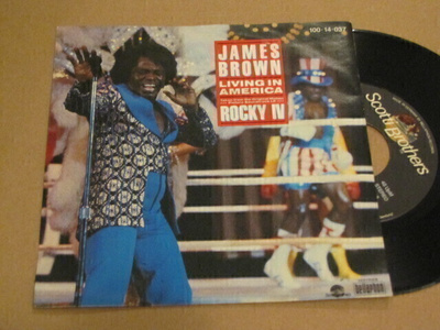 James Brown living in America 7 45 saksa 1985 Rocky IV ost