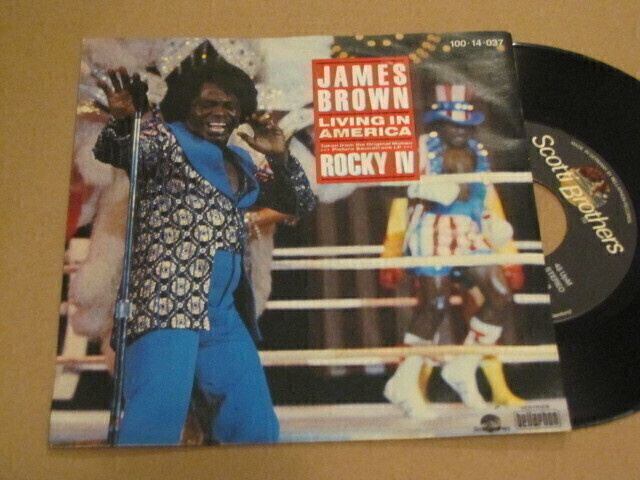 James Brown living in America 7 45 saksa 1985 Rocky IV ost
