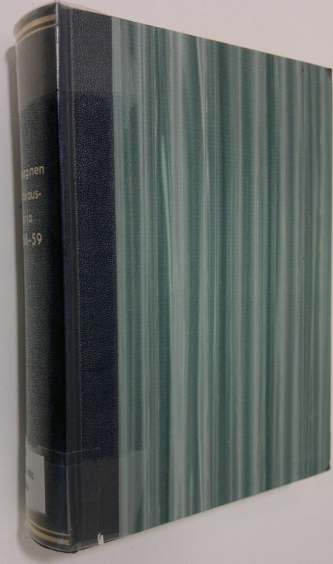 Aarre (toim.) Lauha : Teologinen aikakauskirja 1958-1959