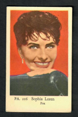 Keräilykuva - Sophia Loren PA. 216 Fox