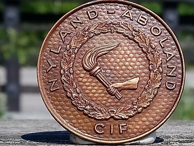 Ronssinen Veljekset Sundqvist leimalla 50 luku. Halkaisija -