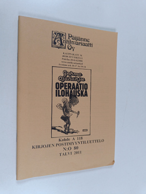 Kirjojen postimyyntiluettelo n:o 80, Talvi 2011