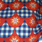 Retro värikäs puuvillakangas 120x100cm - pikkukuva 1