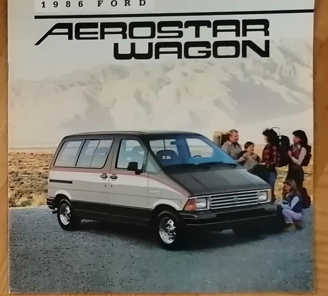 1986 Ford Aerostar Wagon brochure - ISO - 20 sivua