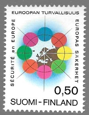 1972 EUROOPAN TURVALLISUUS POSTITUOREENA