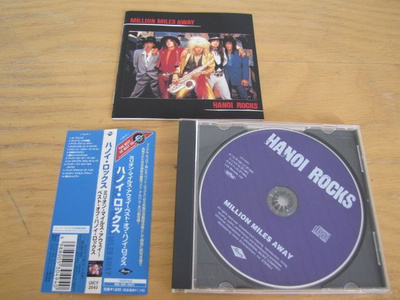 Hanoi Rocks Million miles away cd japani obi v. 2002 painos
