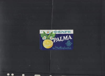 Mallasjuoma. GRAPE Palma. Etiketti