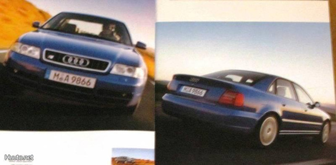 1998 Audi S4 V6 Biturbo esite - KUIN UUSI - 28 sivua