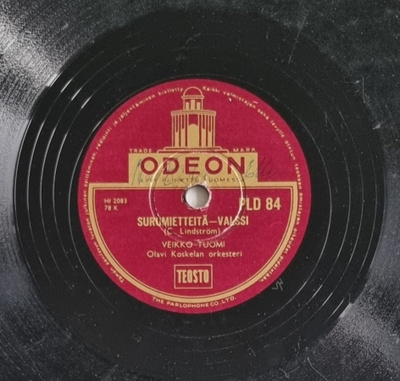 Savikiekko 1953 - Veikko Tuomi - Odeon PLD 84
