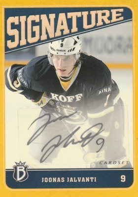 2013/14 Cardset Signature Joonas Jalvanti , Blues
