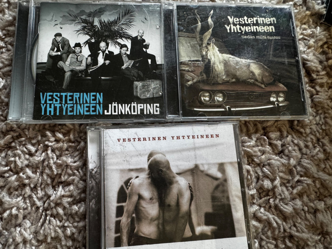 Vesterinen Yhtyeineen 3 x CD