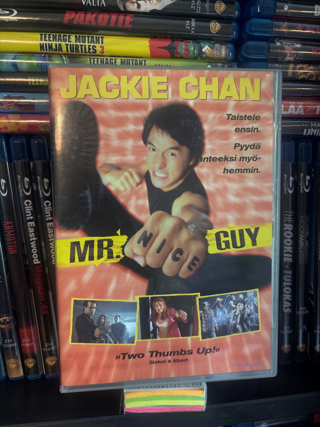 Jackie Chan Mr Nice Guy (1998) suomijulkaisu
