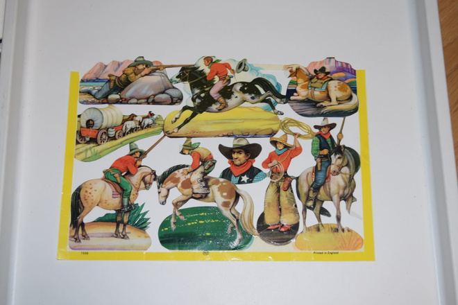kiiltokuva arkki mpl 1598 cowboy hevonen pyssy lasso