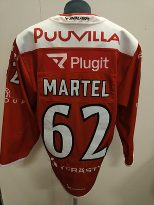 Danick Martel #62 Porin Ässät game worn