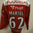 Danick Martel #62 Porin Ässät game worn - pikkukuva 1
