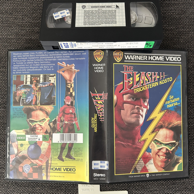 The Flash II - Tricksterin Kosto 1991 Warner VHS FI