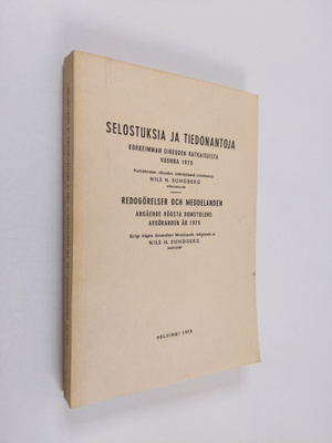 Selostuksia ja tiedonantoja korkeimman oikeuden ratkaisui...