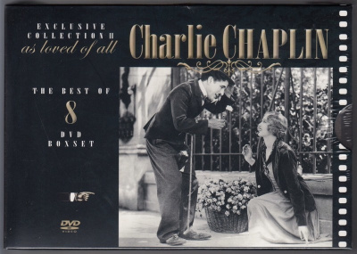 Charlie Chaplin -kokoelma (8DVD) 45 mykkäelokuvaa (UUSI)